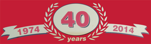 40 years banner